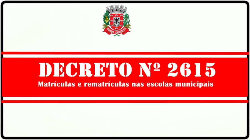 DECRETO Nº 2615, 01.11.2017